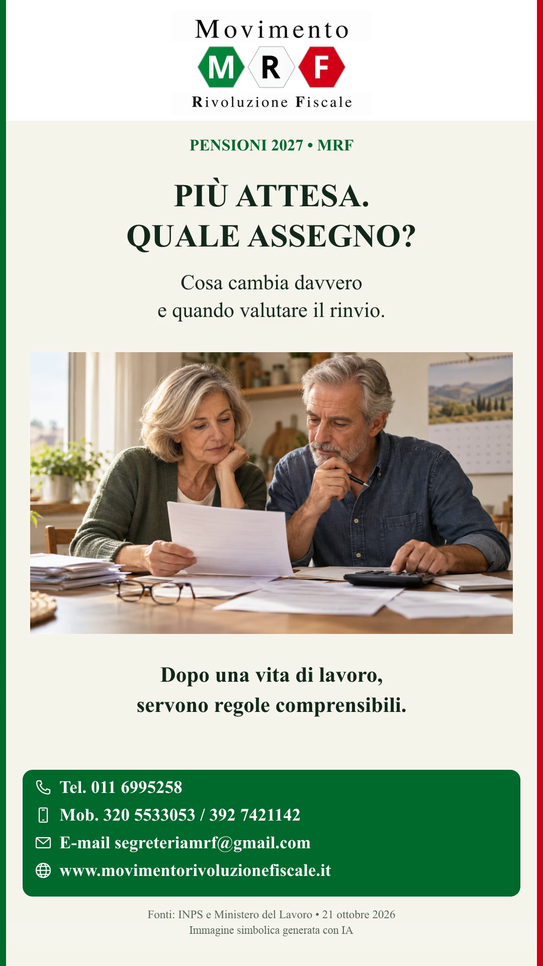 PENSIONI 2027: PIÙ ATTESA, QUALE ASSEGNO?