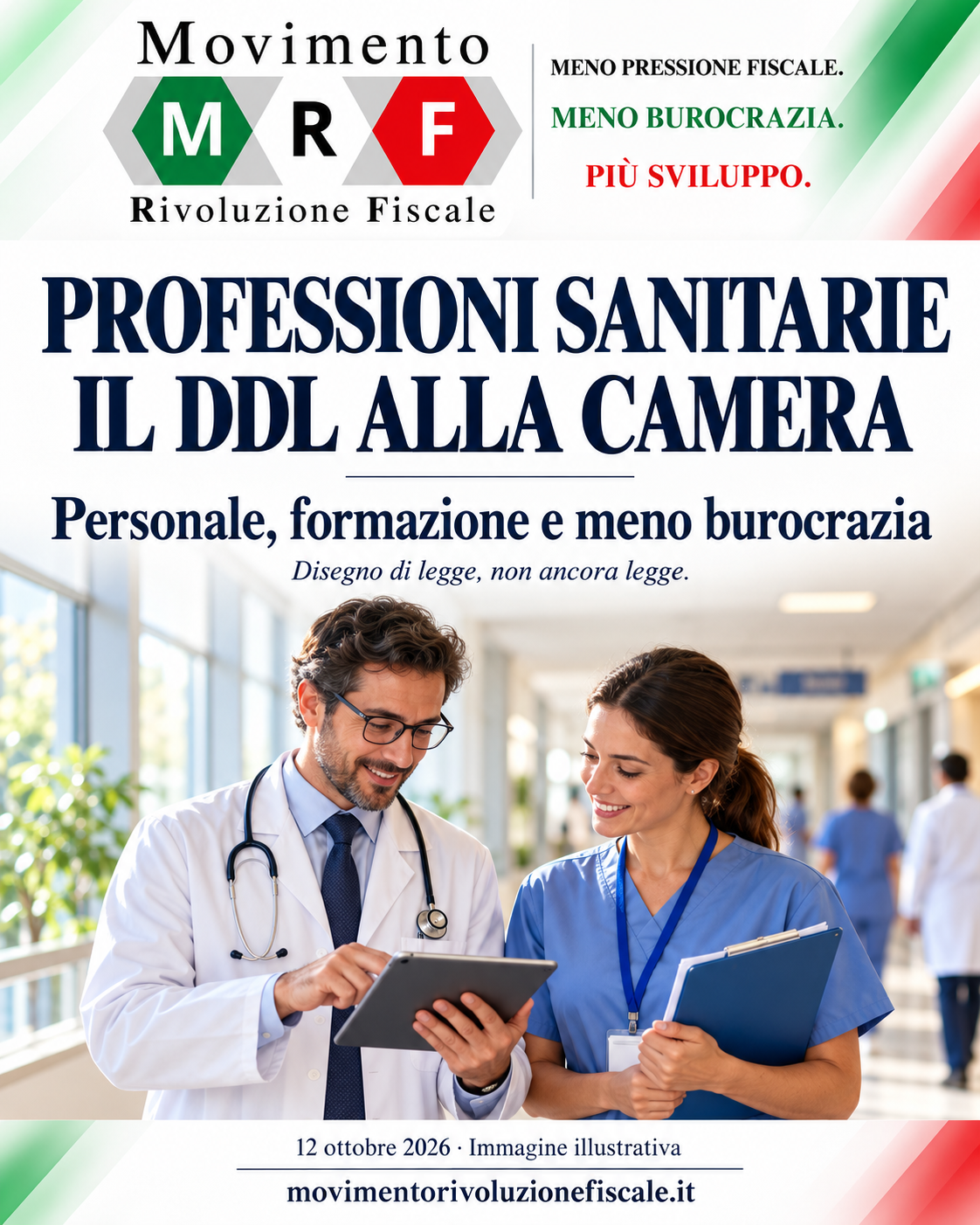 PROFESSIONI SANITARIE: IL DISEGNO DI LEGGE ARRIVA ALLA CAMERA.